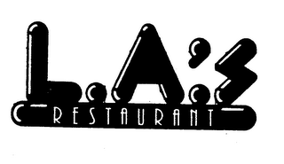 L.A.'S RESTAURANT logo