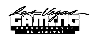 LAS VEGAS GAMING INCORPORATED NO LIMITS! logo