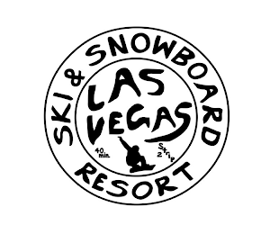 LAS VEGAS SKI & SNOWBOARD RESORT 40 MIN. 2 STRIP logo