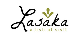 LASAKA A TASTE OF SUSHI logo