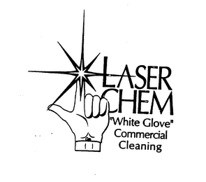 LASER CHEM "WHITE GLOVE" COMMERCIAL CLEANING logo