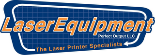 LASER EQUIPMENT PERFECT OUTPUT LLC THE LASER PRINTER SPECIALISTS logo