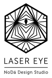 LASER EYE NODÁ DESIGN STUDIO logo