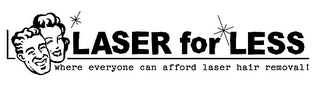 LASER FOR LESS WHERE EVERYONE CAN AFFORD LASER HAIR REMOVAL! logo