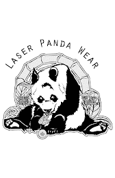LASER PANDA WEAR OFFICIAL APPAREL EST 2012 SAVE UNITE AND PROSPER IN ABUNDANCE logo