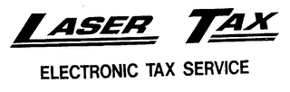 LASER TAX ELECTRONIC TAX SERVICE logo