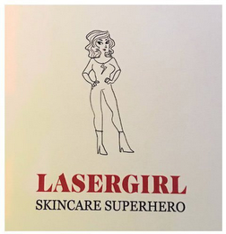LASERGIRLSKINCARE SUPERHERO logo