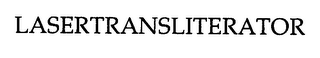 LASERTRANSLITERATOR logo