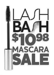 LASH BASH $10.98 MASCARA SALE logo