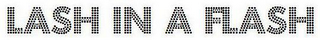 LASH IN A FLASH logo