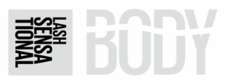 LASH SENSATIONAL BODY logo