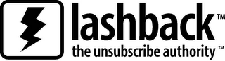 LASHBACK THE UNSUBSCRIBE AUTHORITY logo