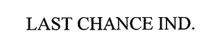 LAST CHANCE IND. logo