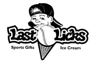 LAST LICKS SPORTS GIFTS ICE CREAM logo