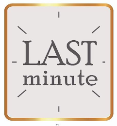 LAST MINUTE logo