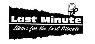 LAST MINUTE ITEMS FOR THE LAST MINUTE logo