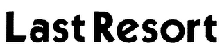 LAST RESORT logo