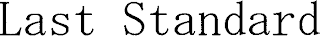 LAST STANDARD logo