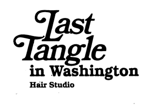LAST TANGLE IN WASHINGTON HAIR STUDIO logo