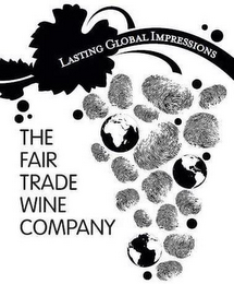 LASTING GLOBAL IMPRESSIONS THE FAIR TRADE WINE COMPANY logo