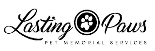 LASTING PAWS PET MEMORIAL SERVICES logo