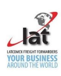 LAT LATCOMEX FREIGHT FORWARDERS YOUR BUSINESS AROUND THE WORLD logo
