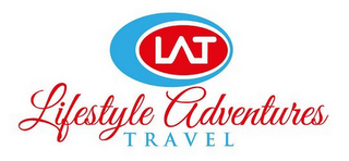 LAT LIFESTYLE ADVENTURES TRAVEL logo