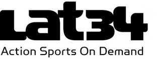 LAT34 ACTION SPORTS ON DEMAND logo
