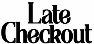 LATE CHECKOUT logo