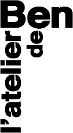 L'ATELIER DE BEN logo