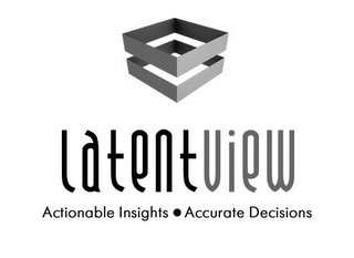 LATENTVIEW ACTIONABLE INSIGHTS · ACCURATE DECISIONS logo