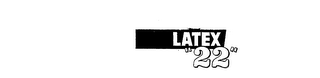 LATEX "22" logo