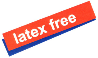 LATEX FREE logo