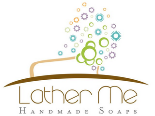 LATHER ME HANDMADE SOAPS logo