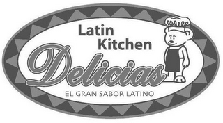 LATIN KITCHEN DELICIAS EL GRAN SABOR LATINO logo