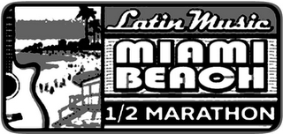 LATIN MUSIC MIAMI BEACH 1/2 MARATHON logo