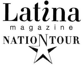 LATINA MAGAZINE NATION TOUR logo