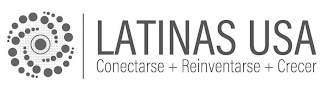 LATINAS USA CONECTARSE + REINVENTARSE +CRECER logo
