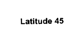 LATITUDE 45 logo