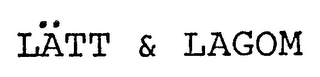 LATT & LAGOM logo