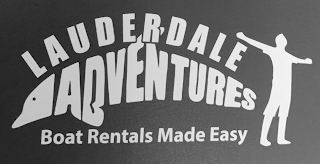 LAUDERDALE ADVENTURES BOAT RENTALS MADE EASY logo