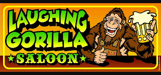 LAUGHING GORILLA SALOON logo