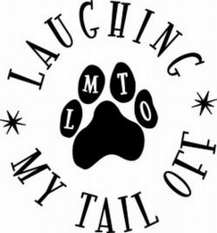 LAUGHING MY TAIL OFF LMTO logo