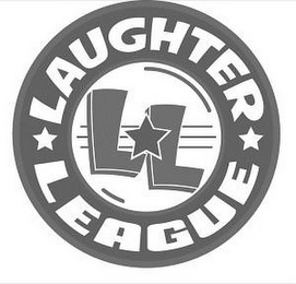 LAUGHTER LEAGUE LL logo
