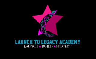 LAUNCH TO LEGACY ACADEMY LAUNCH BUILD PROTECT logo