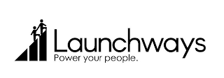 LAUNCHWAYS POWER YOUR PEOPLE. logo