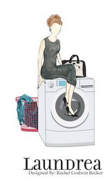 LAUNDREA DESIGNED BY: RACHEL GODWIN BECKER logo