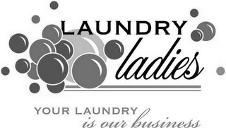 "LAUNDRY LADIES" AND "YOUR LAUNDRY IS OUR BUSINESS" logo