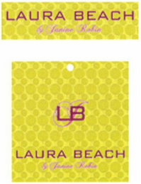 LAURA BEACH BY JANINE ROBIN LBJ logo