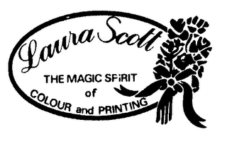 LAURA SCOTT THE MAGIC SPIRIT OF COLOUR AND PRINTING logo